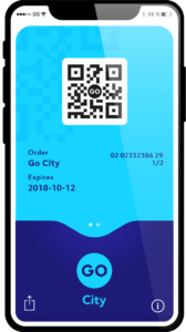 Билет в смартфоне Go City Card